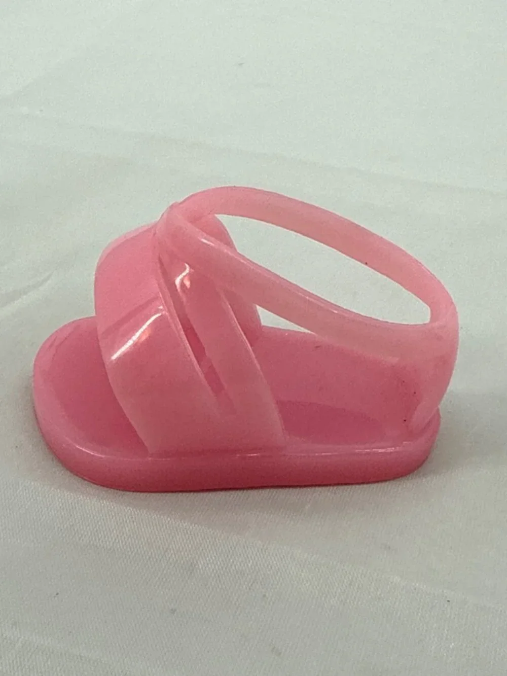 Authentic American Girl Bitty Baby Pink Jelly Sandal Shoe Replacement Swim Left